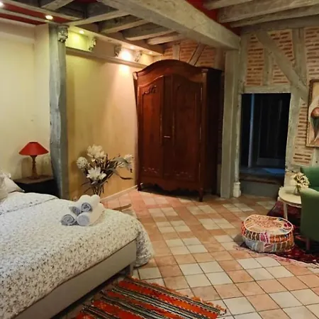 Maison D'Hotes Prince Face Au Chateau Du Clos Luce Amboise Room photo